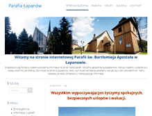 Tablet Screenshot of parafialapanow.pl